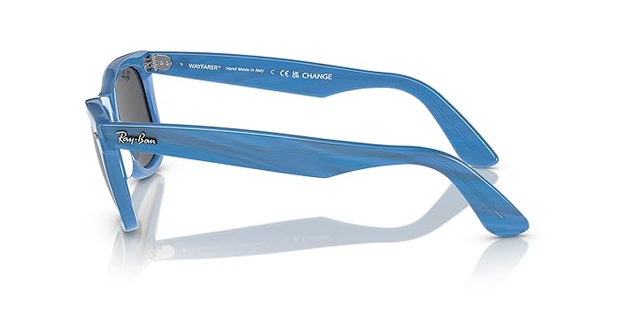 Q3822 RAYBAN サングラス　RB2140F BLUE Amazon.com: Ray-Ban RB2140F Original Wayfarer Low Bridge Fit